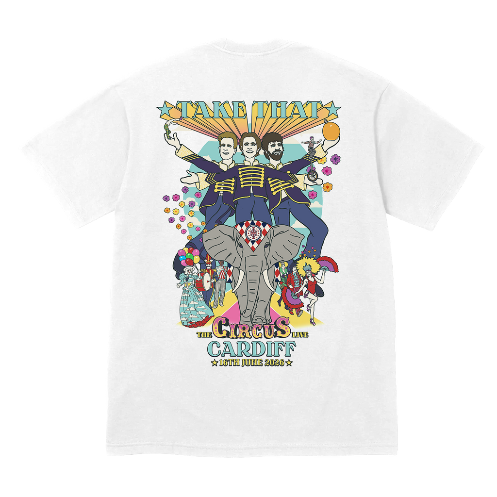 The Circus Live Cardiff Illustration Tee
