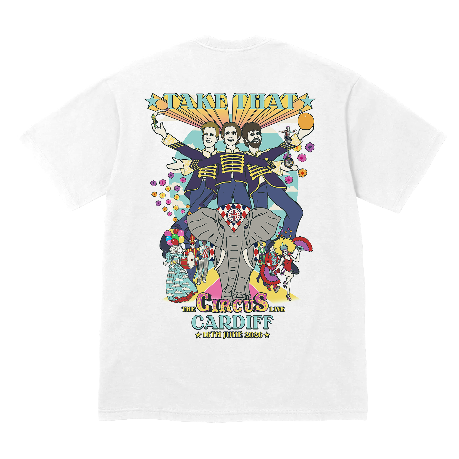 The Circus Live Cardiff Illustration Tee