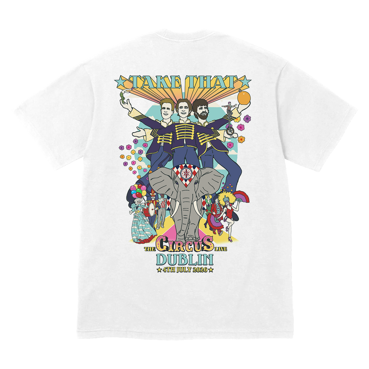The Circus Live Dublin Illustration Tee