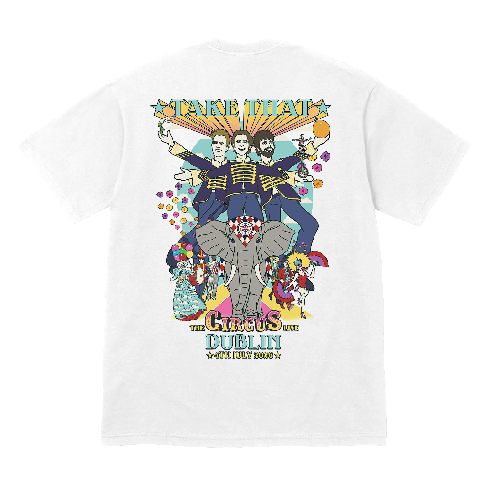 The Circus Live Dublin Illustration Tee