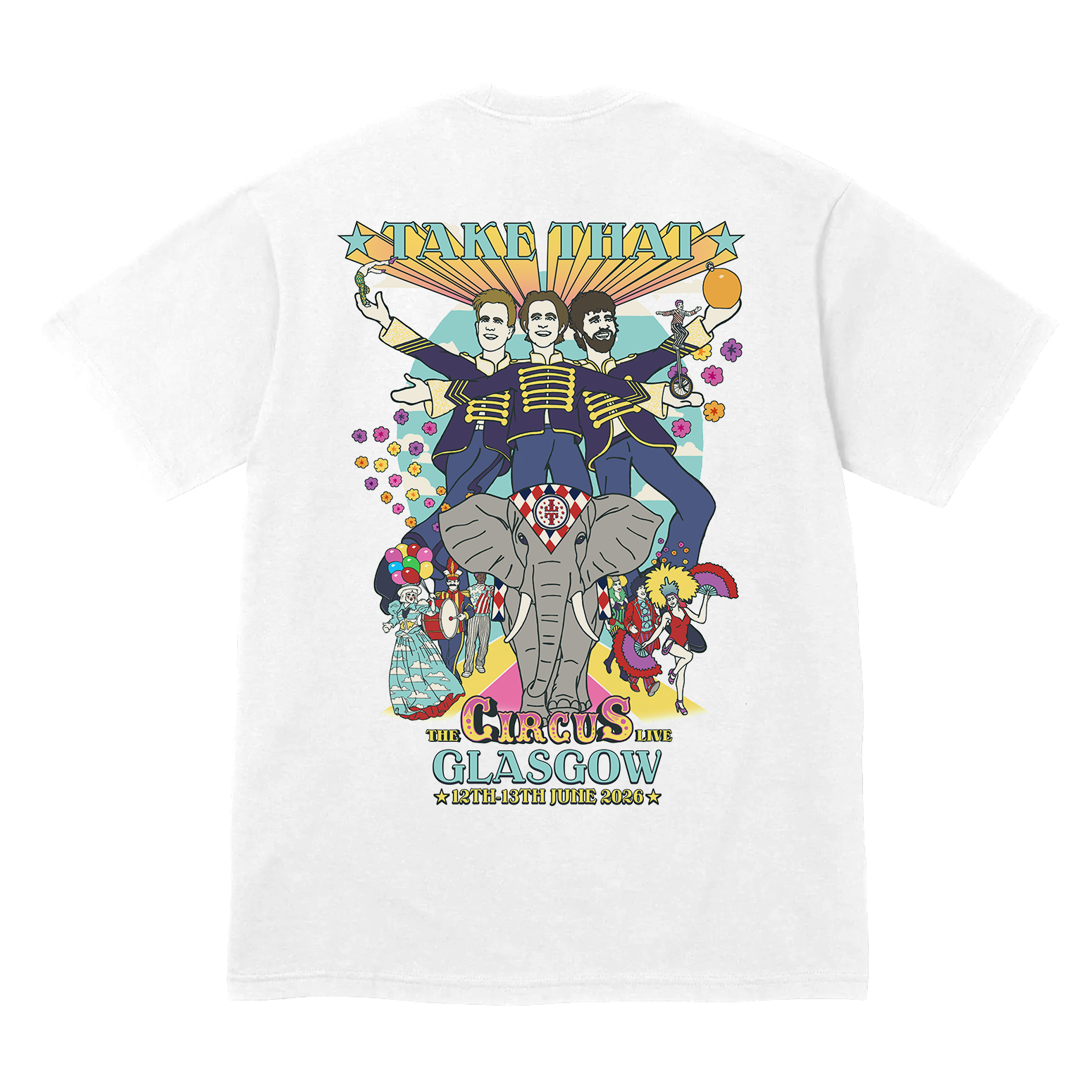 The Circus Live Glasgow Illustration Tee