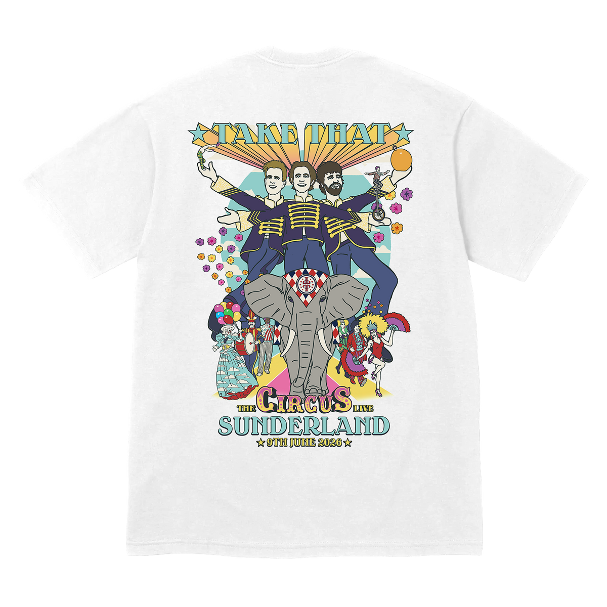 The Circus Live Sunderland Illustration Tee