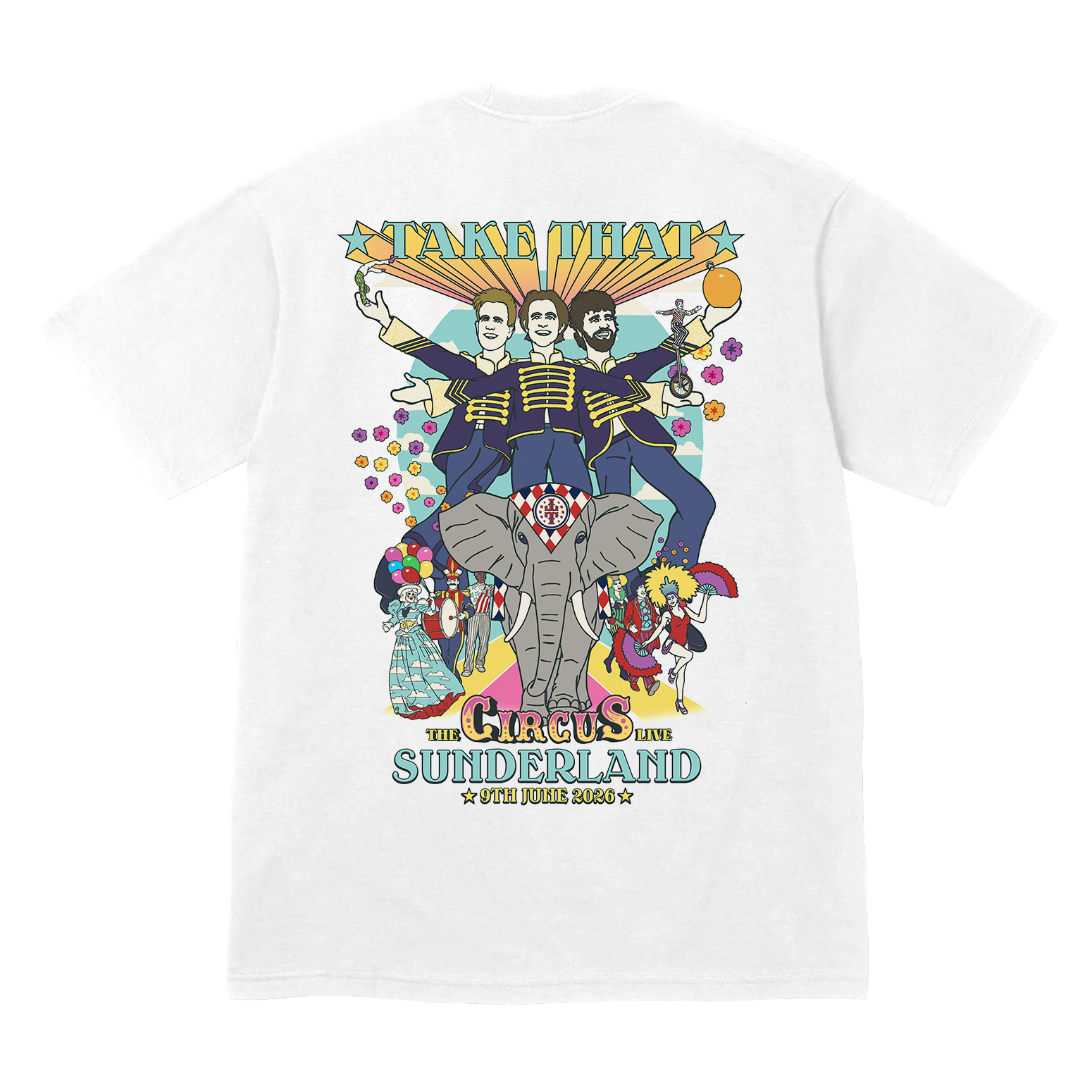 The Circus Live Sunderland Illustration Tee