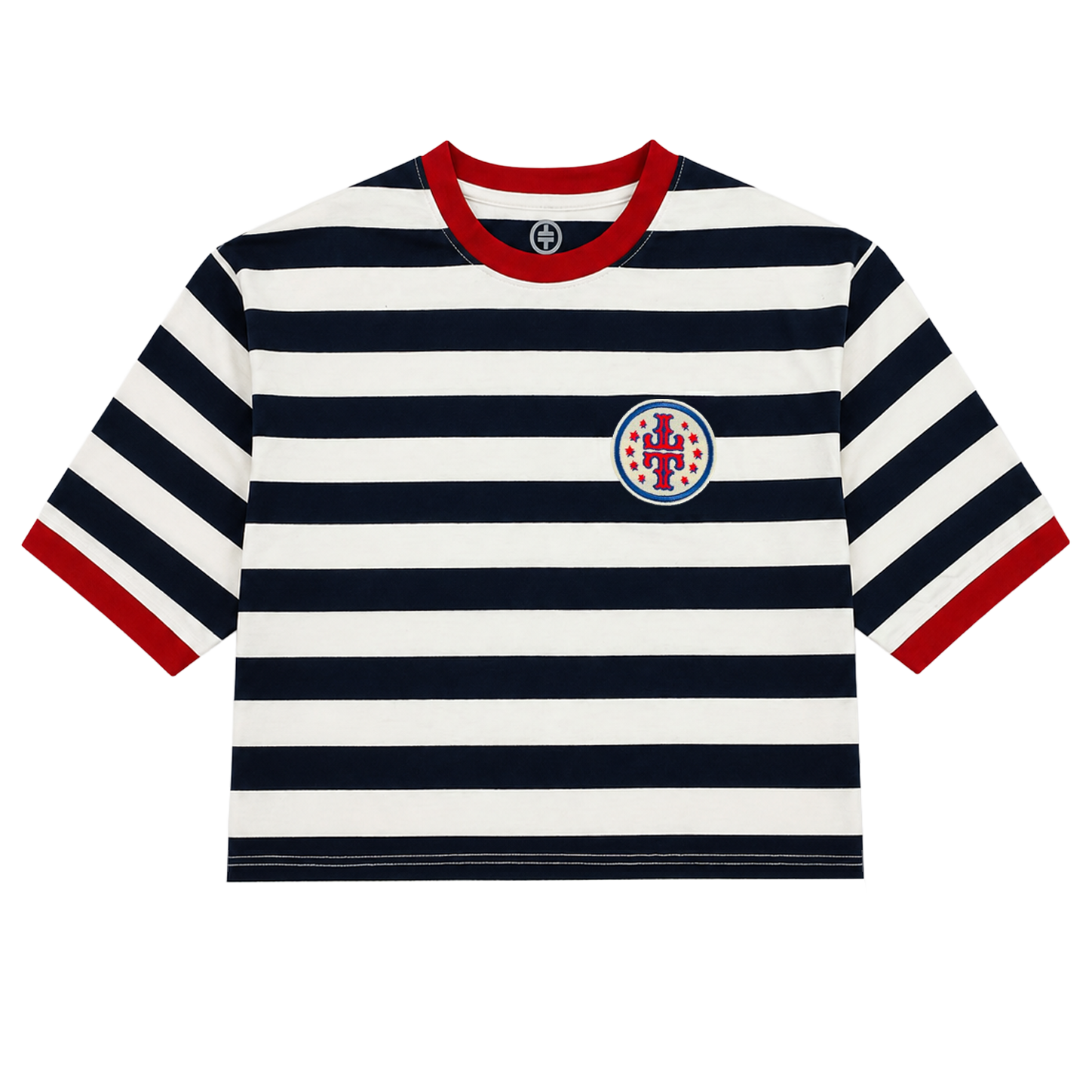 The Circus Live Stripe Crop Tee