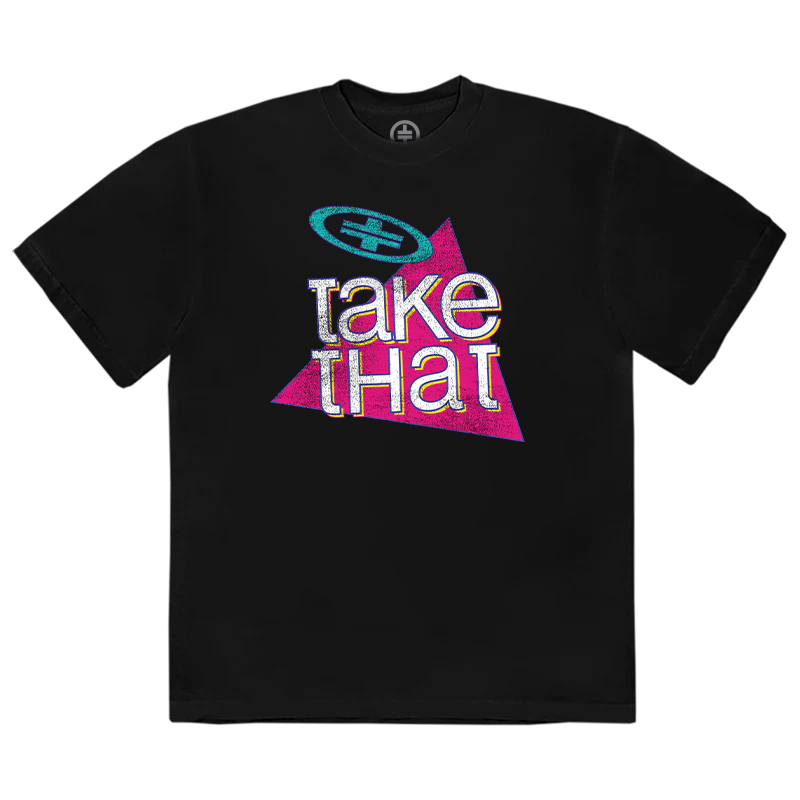 90's Triangle Logo Black Tee