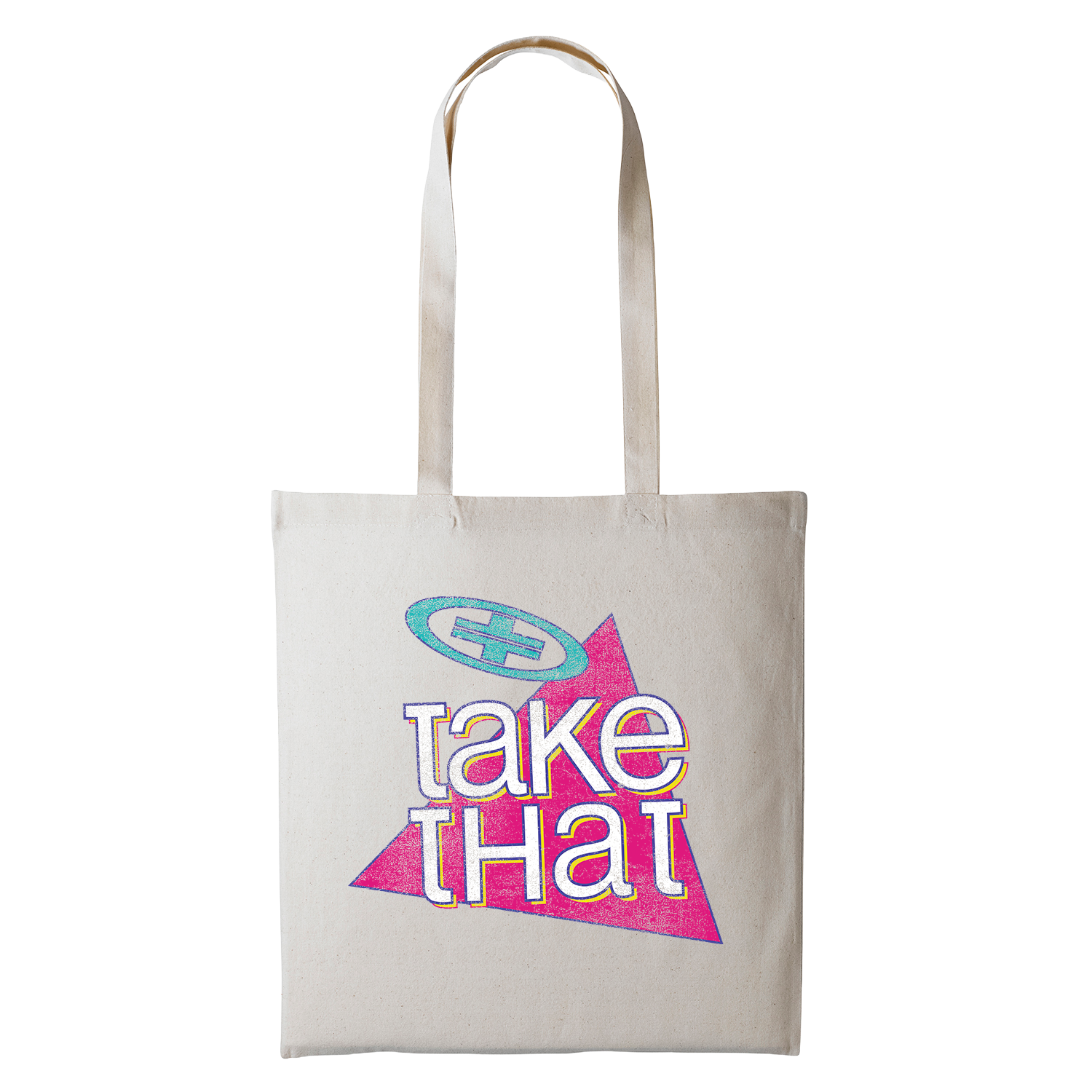 90's Triangle Logo Natural Tote