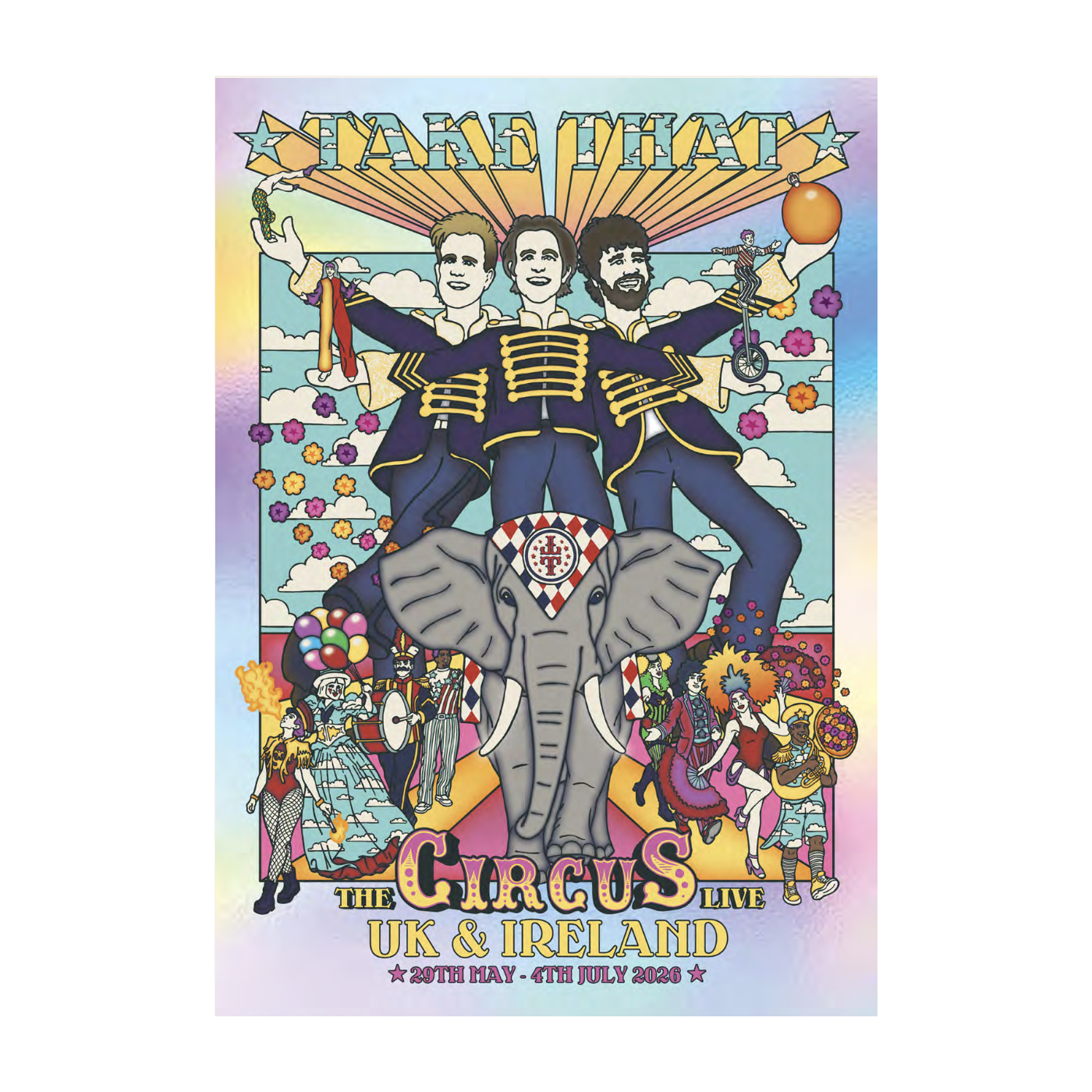 The Circus Live Tour Limited Edition Poster