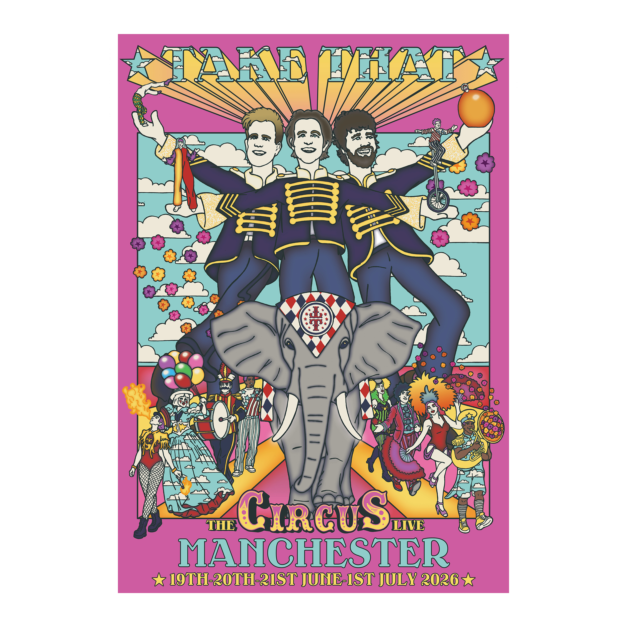 The Circus Live Manchester Poster