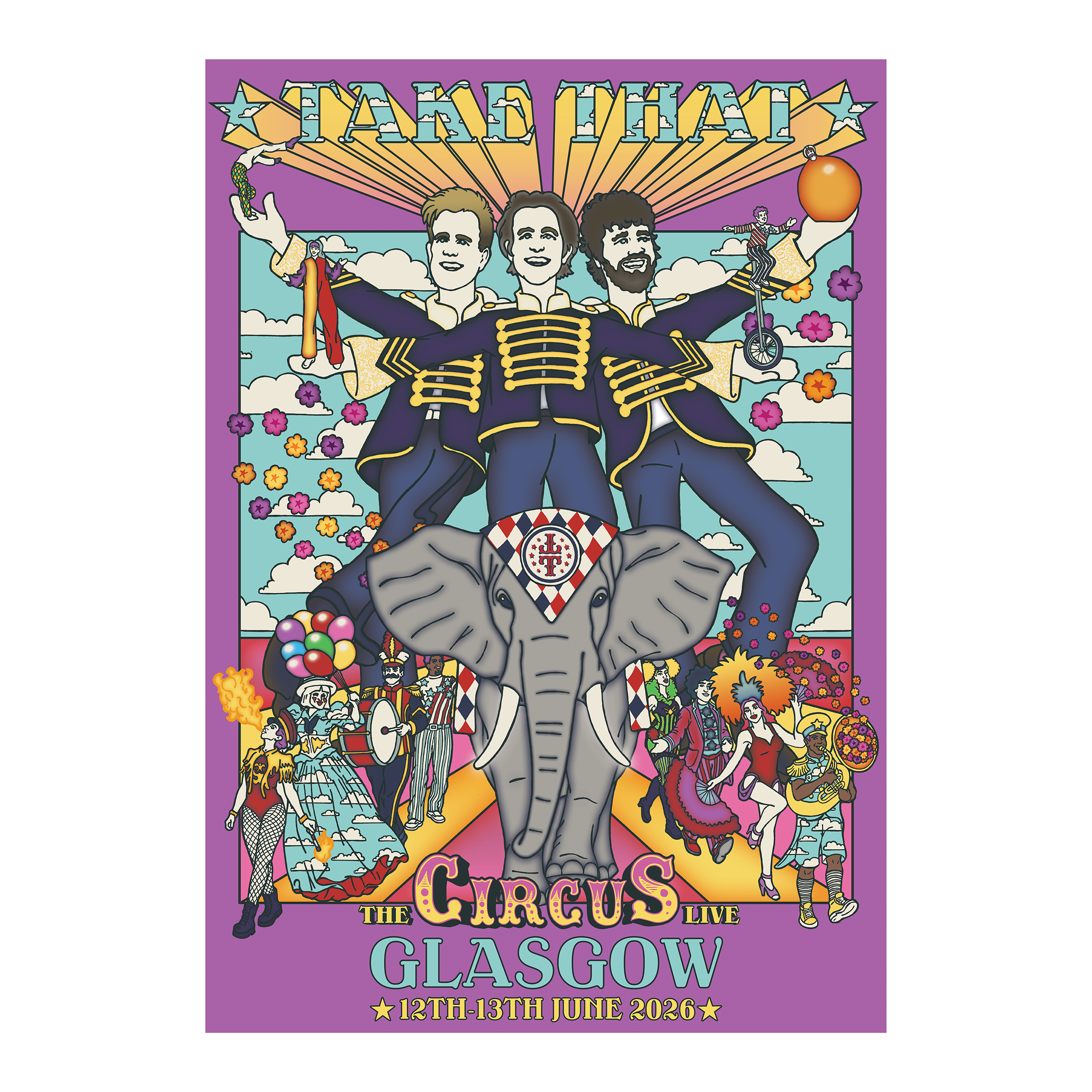 The Circus Live Glasgow Poster